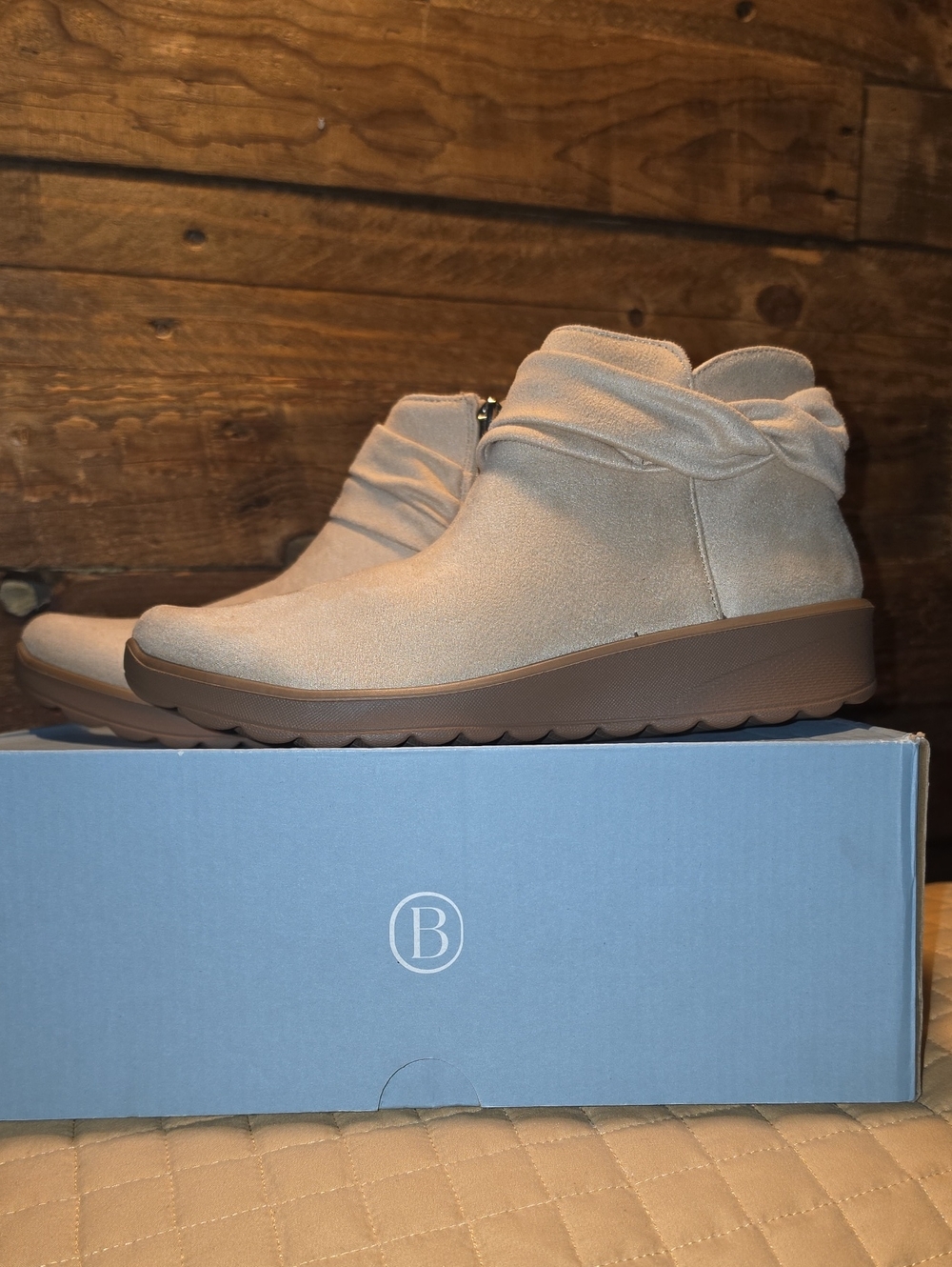 BZees Women's Gemma Ankle Bootie